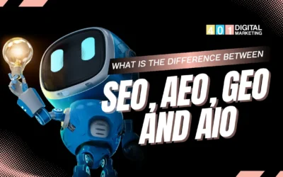 What Is the Difference Between SEO, AEO, GEO and AIO?